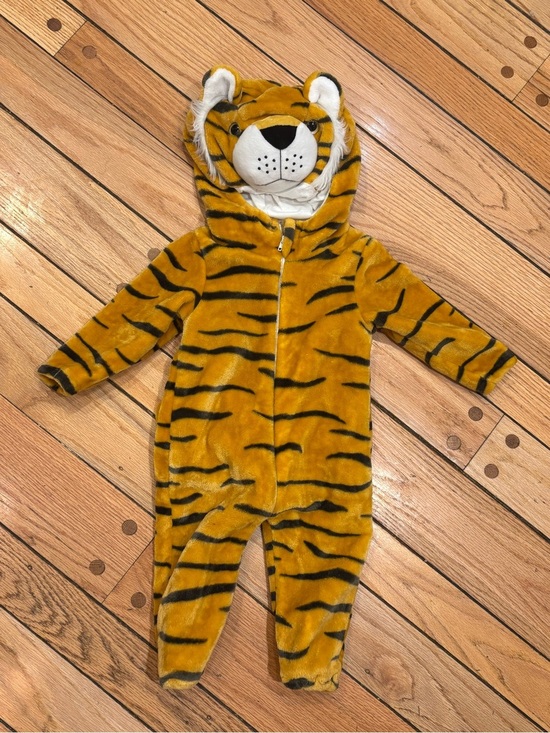 Other - Michley Tiger Plush Hooded One-Piece Baby Costume Yellow Tiger size 6-12months